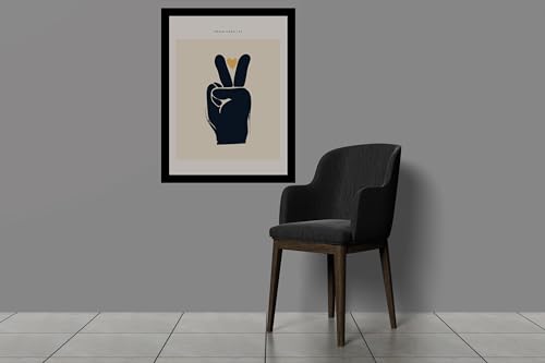 Image of BLINKART Trendy Abstract Wall Art Painting Print Design | Aesthetic Wall Decor Photo Artwork Frame Decoration Hanging For Home Bedroom Living Room Office Wall Decor | T067 | 13x10 Inches