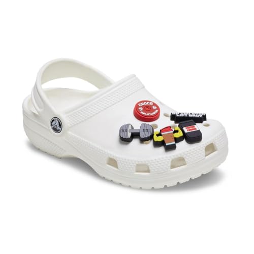 Image of Crocs Jibbitz Weightlifting 5 Pack, Multi