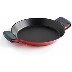 Paellera Lacor 40 Cm Lacor - 25940 - Paellera Inducción Cocotte, Paellera Antiadherente Compatible con Todo Tipo de Cocinas, Reparto de Calor Óptimo, Aluminio Fundido, Diámetro 40 cm, 9 raciones