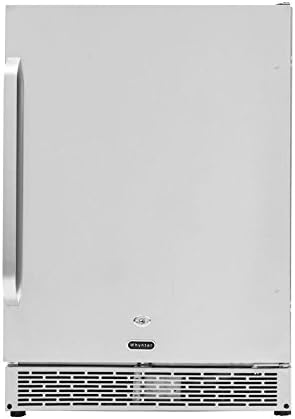 Whynter BOR-53024-SSW Energy Star 24" Built-in Outdoor 5.3 cu.ft. Beverage Refrigerator Cooler, Stainless Steel, One Size