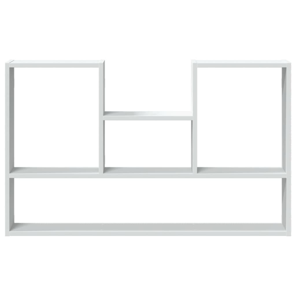 Estantería de pared blanca 99 x 15 x 60 cm, material de madera, estantería flotante para baño, dormitorio, salón, fácil de limpiar, ahorra espacio