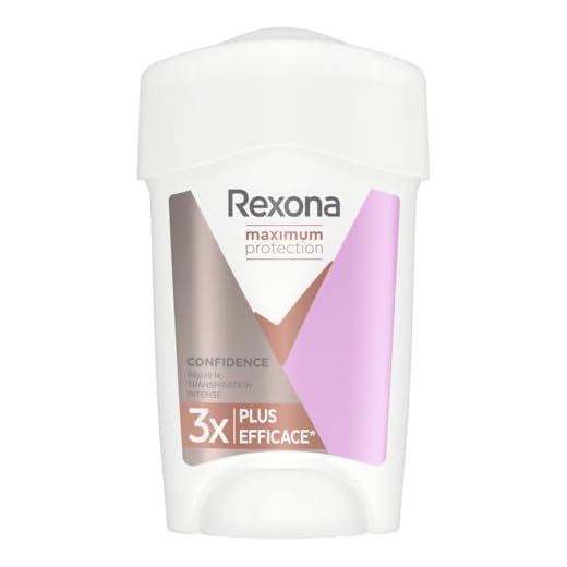 Rexona Maximum Protection Desodorante en Crema Antitranspirante para Mujer Soft Solid Confidence 45ml