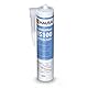 HAUSA Sanitär-Silikon HS100 Weiß 310ml hochelastische Fugendichtmasse für Bad Dusche Küche schimmelresistenter wasserdichter Acetat Silikon-Dichtstoff in Kartusche zum Abdichten Verfugen