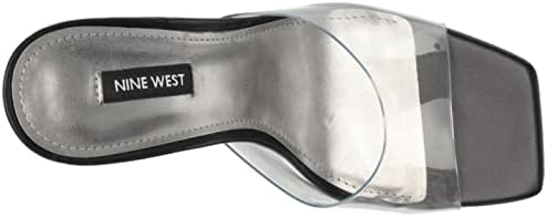 Nine West Women's ANSEL3 Heeled Sandal, Black, 6 | Image 4