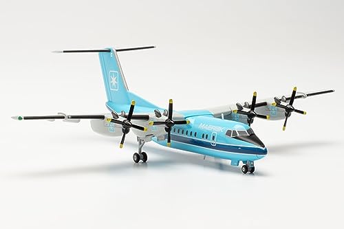 Miniatura de avión De Havilland Canada DHC-7 Herpa réplica coleccionable escala 1:200 5