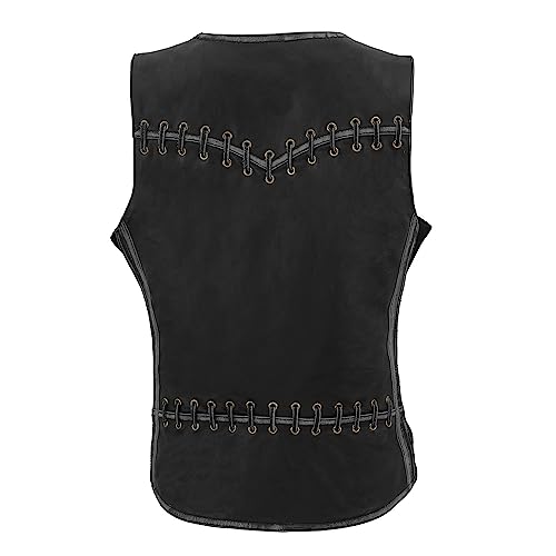 Image of Milwaukee Leather Premium Motorcycle Biker Rider Leather Vest for Women |LKL|ML|MLL|SH
