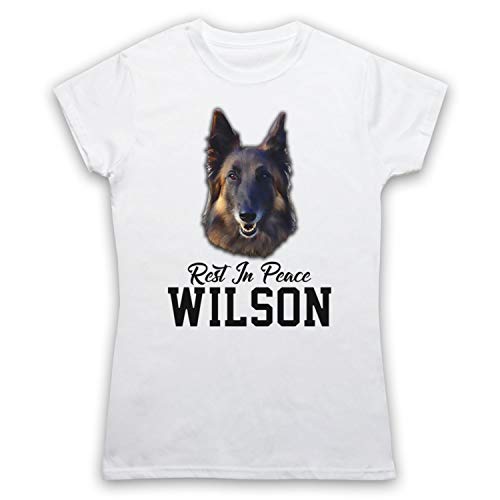 T-shirt Wilson RIP Friday Night vêtement graphique femme noir