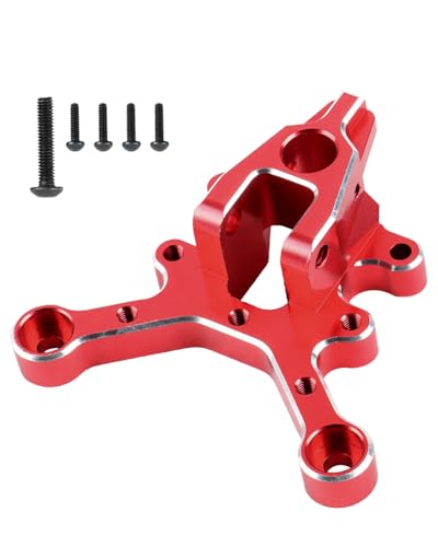 Front Center Brace Mount Upgrades Part for 1/8 Kraton 6S BLX,Notorious 6S BLX,Outcast 6S BLX,Mojave 6S BLX,Talion 6S BLX,Infraction 6S BLX, Limitless Roller,ARRCat Aluminum Hop-up,#ARA320500,Red