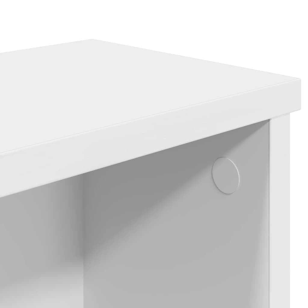 Küchenregal Stapelbar Weiß Holzwerkstoff 60x15x16 cm platzsparend Organizer Ablage Küchenutensilienhalter Ablagefach für Besteck Kochlöffel und Pfannenwender