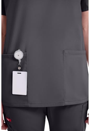 Image of Dickies EDS Signature Scrubs Tops for Women V-Neck Modern Classic Fit