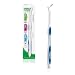GUM Proxabrush Go-Betweens Interdental Brush Handle & Refills, #625 Tight, Moderate & Wide, 1 Count