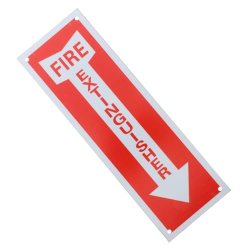 FUNOMOCYA Fire Extinguisher Sign for Retail Store Outdoor Indoor Sturdy Aluminum Alloy Safety Sign