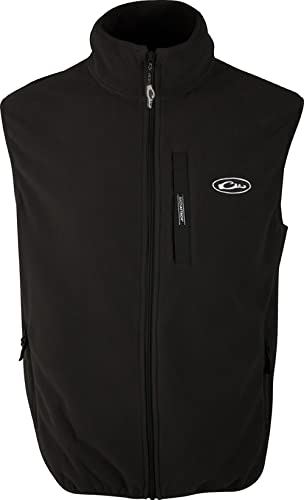 Drake Waterfowl Men’s Hunting Camp Fleece Vest, Oatmeal/Navy, X-Large (Dw1603-Omn-4) #TOP7
