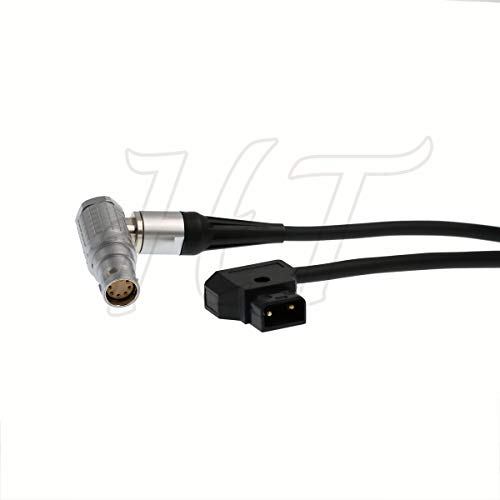 Cable Amira Alexa Mini LF D-tap a ángulo recto de 8 pines elástico para alimentación de cámara 1m 3
