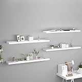 Photo Gallery yithopi scaffali a parete 4 pz,mensole da muro design mensole cameretta mensole da muro angolare per soggiorno, studio, bagno, cucina bianchi 120x23,5x3,8 cm in mdf Photo Gallery yithopi scaffali a parete 4 pz,mensole da muro design mensole cameretta mensole da muro angolare per soggiorno, studio, bagno, cucina bianchi 120x23,5x3,8 cm in mdf