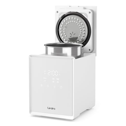 Image of 3L Stainless Steel Warm Mist Humidifier with Easy Clean and Warm Steam Function, Healthy Air Mist Humidifiers for Bedroom Living Room, with Sleep Mode and Auto-off Setting