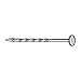 Deck Nail, Flat, Galv, 10d, PK95