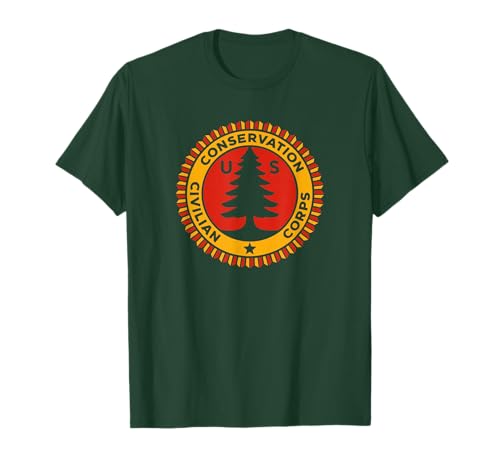 Vintage Civilian Conservation Corps Retro CCC Logo T-Shirt