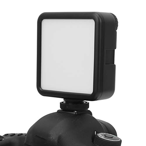 Image of Portable Double Color Temperature Fill Light 3200 5600K 850Lm Dimmable Cordless Video Lamp Black ABS Photography Illumination Equipment for Tripod Mirrorless Camera