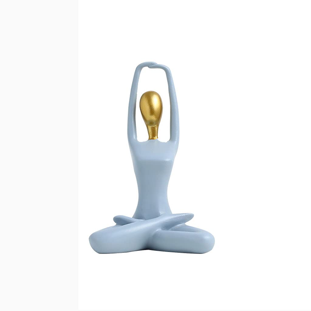 BHGFYXBS Home Décor Products Nordic Modern Minimalist Yoga Creative Sculpture Decoration Living Room Soft Decoration Character Crafts Decoration Accent Decoration,size_name-A