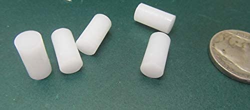 Delrin Acetal POM Dowel Pin 1/4" Diameter x 1/2" Length 150 Pcs