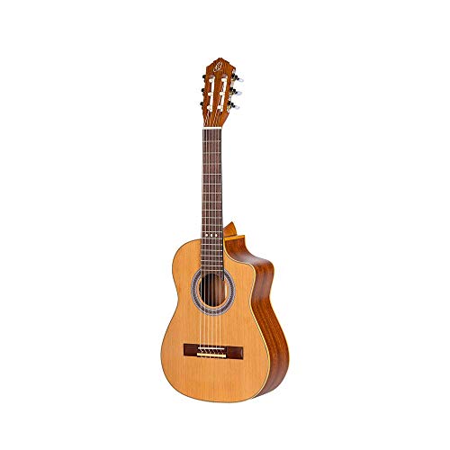 Ortega Guitars Guitare Concert Electro-acoustique Série Requinto – corps profond – Housse incluse – cèdre massif / sapele (RQ39E) - Les Beatles, Paul McCartney, John Lennon, RIngo Starr, George Harrison Ortega Guitars Guitare Concert Electro-acoustique Série Requinto - corps profond - Housse incluse - cèdre massif / sapele (RQ39E) – Image 4