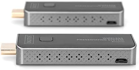 DIGITUS Bezprzewodowy system do prezentacji  do laptopa, tabletu, smartfona  plug and play  nie wymaga aplikacji/sterownika  kolor czarno-srebrny