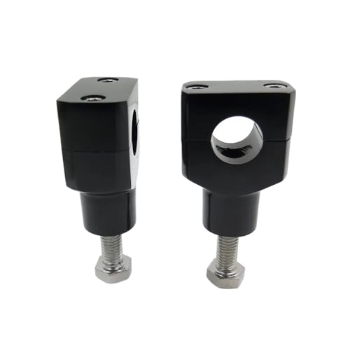 Abrazadera elevadora de manillar 1,25" en aluminio mecanizado para chopper 4