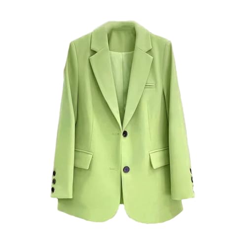 Blazer pour femme aux finitions soignées veste de costume ample coupe coréenne