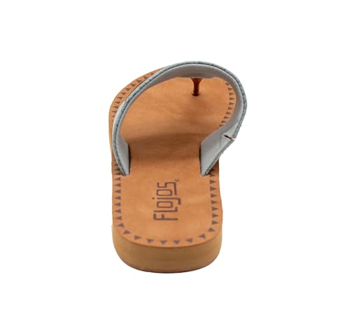Image of Flojos Grace Women's Hooded Thong Sandal, Tan Artisan