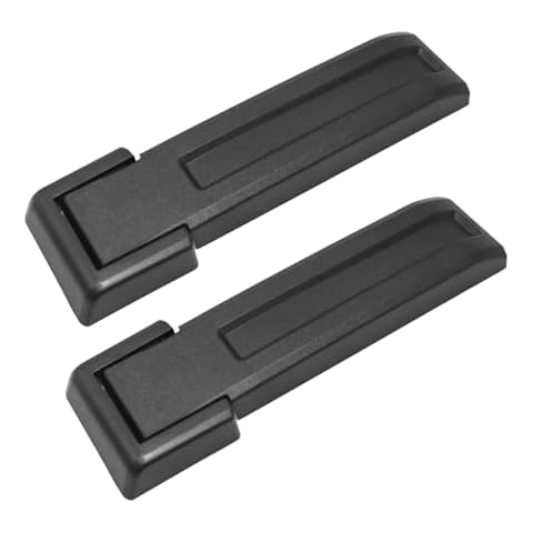 DUZFOREI 2Pcs Tailgate Hinge Cover Trim Replacement for Jeep Wrangler JK & Unlimited 2007-2017 Tailgate Hinge Cover Rear Door Trim Spare Tire Bracket Decoration Cover