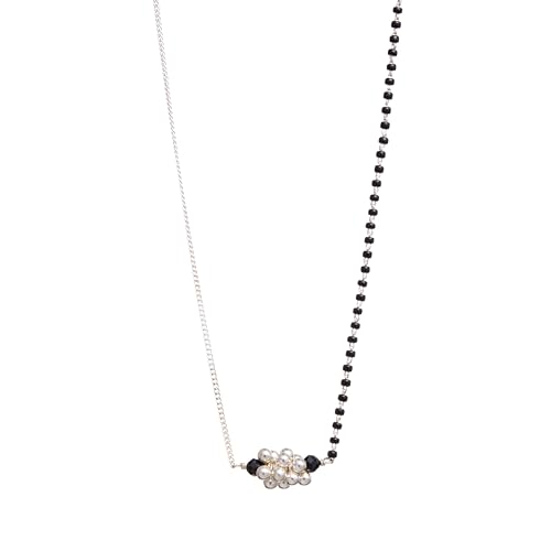 Image of House Of Aadyaa Handmade Silver Mangalsutra for Women | Made in 92.5 Silver | Silver Gifts for Women