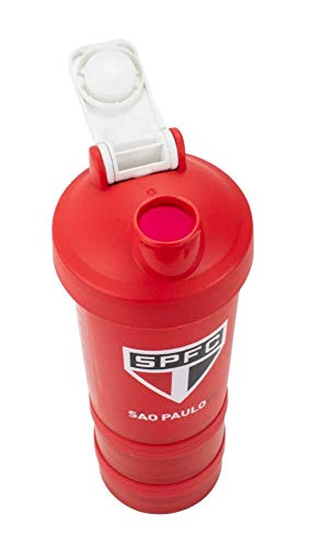 Garrafa Shakeira Com Mola São Paulo 500ml