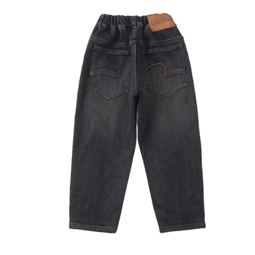 Kids Boys Wide Leg Jeans Baggy Straight Casual Fashion Loose Denim Pants Y2k Streetwear Kids Retro Style Jeans2