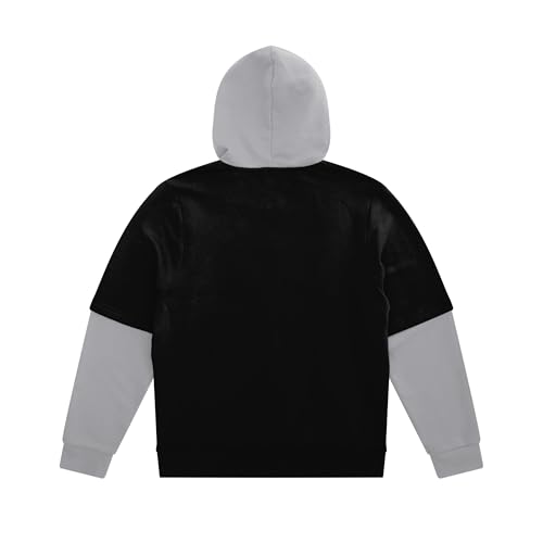 FOCO Las Vegas Raiders NFL Mens Wordmark Long Sleeve Hooded Shirt - L Team Color by FOCO - Used condition - Image 5