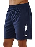 NORTHYARD Men's 7" Athletic Shorts Workout Gym Quick Dry Shorts Lightweight Mesh Hiking Shorts for Men Exercise Navy