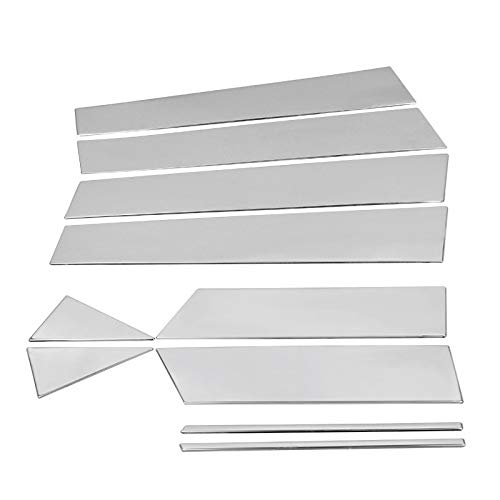 Rifiniture Finestra Cromate Acciaio Inossidabile per Qashqai J11 2015-2019 10 pezzi