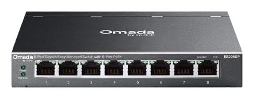 TP Link ES208GP OMADA 8 PORT GIGABIT - vue 3