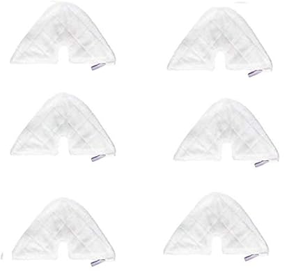 6pcs Replacement Microfiber Triangle Pads for Shark Steam Pocket Mop S3501 S3601 S3550 by INTELCLEAN