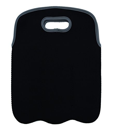 Shop123go-Cooler 6 Pack Bottle Neoprene Bag, Black