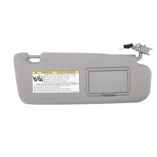 Pare-soleil auto droit gris pour Sonata 2006-2008, confort de route et protection UV passager