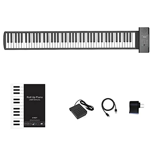 KEMNGO Piano à Main Portable à 88 Touches, Piano à enroulement Flexible en Silicone Souple for Enfants débutants, Sortie… - Les Beatles, Paul McCartney, John Lennon, RIngo Starr, George Harrison KEMNGO Piano à Main Portable à 88 Touches, Piano à enroulement Flexible en Silicone Souple for Enfants débutants, Sortie…