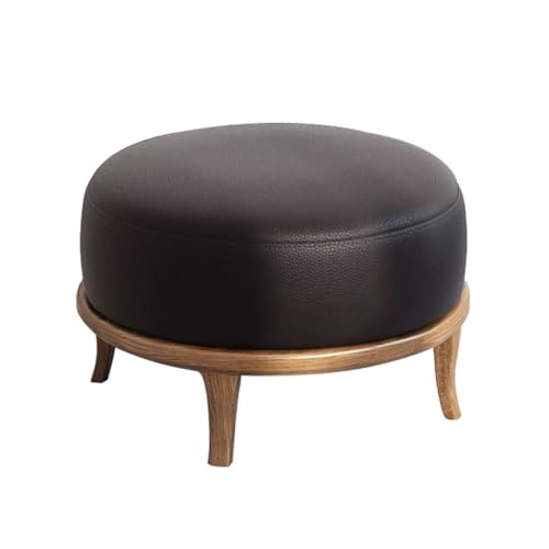 ZHANGGL Reposapiés, reposapiés otomano pequeño, Taburete Redondo para Cambiar Zapatos, Taburete nórdico para Puerta, Taburete para sofá de Sala de Estar, Adecuado para Mesa de CE