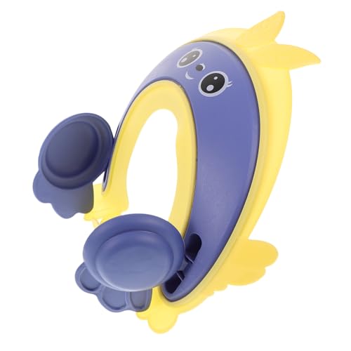 Beavorty Cuffia Per Shampoo Spugna Secchio Infantile Occhiali Da Sole Evidenziare Lavaggio Del Copertina Cappello Con Visiera Da Doccia Posto a Sedere Bagno Plastica Yellow
