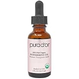 Mountain TOP by PURA D'OR Organic Peppermint Essential Oil, 1 oz (Packaging May Vary)