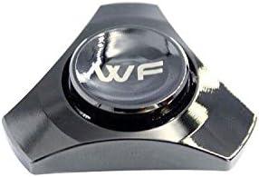 ELECTROPLATED Mini Hand Spinner Designs, Insane Spin Times, Super Discrete, Premium Finishes, Replaceable Bearings, Travel Case Included, Obsidian Black