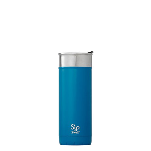 S'ip by S'well 20316-A18-03540 S'well Stainless Steel Travel Mug-16 Fl Oz, 16oz, Jersey