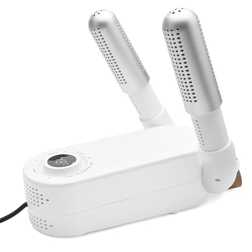 TNSLAND Schuhtrockner Elektrisch, Schuh Trockner, Schuhtrockner mit intelligenter Timer, Wärmegebläse, 180°verstellbares Gestell, Shoe Dryerfür Schuhe Handschuhe Hüte Socken Skistiefel (EU-Stecker) TNSLAND Schuhtrockner Elektrisch, Schuh Trockner, Schuhtrockner mit intelligenter Timer, Wärmegebläse, 180°verstellbares Gestell, Shoe Dryerfür Schuhe Handschuhe Hüte Socken Skistiefel (EU-Stecker)