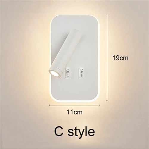 Aplique de pared LED para cabecera ajustable: iluminación cálida y moderna para tu dormitorio 3