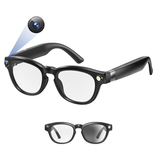 T.Chilyn AI Smart Glasses with Camera, 1080P HD Video Recording Glasses,...